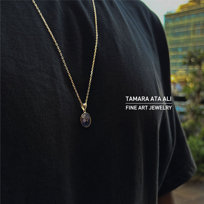 Gold Stone Necklace