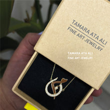 Load image into Gallery viewer, Gold Letters Necklace