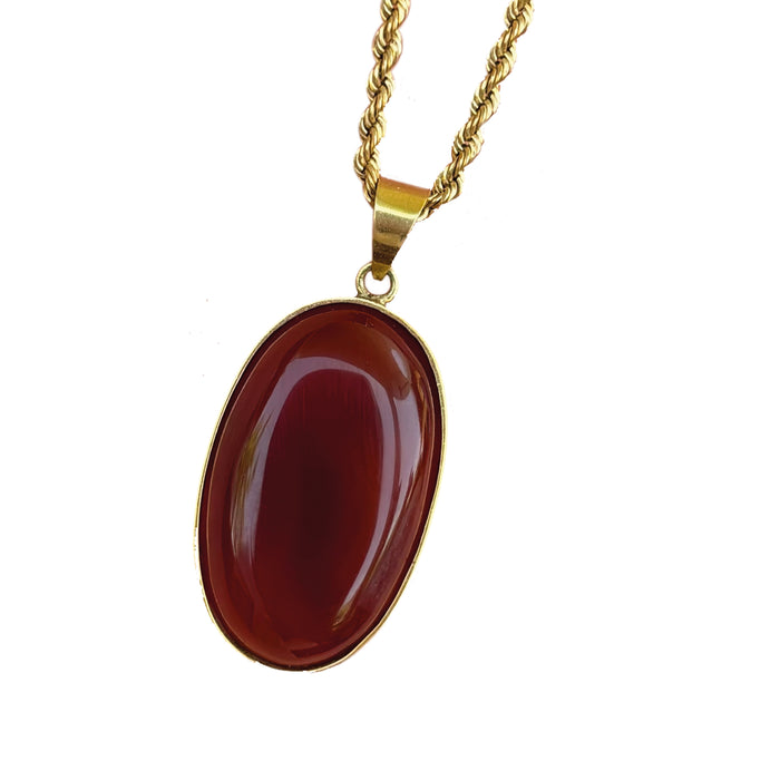 Gold Stone Necklace