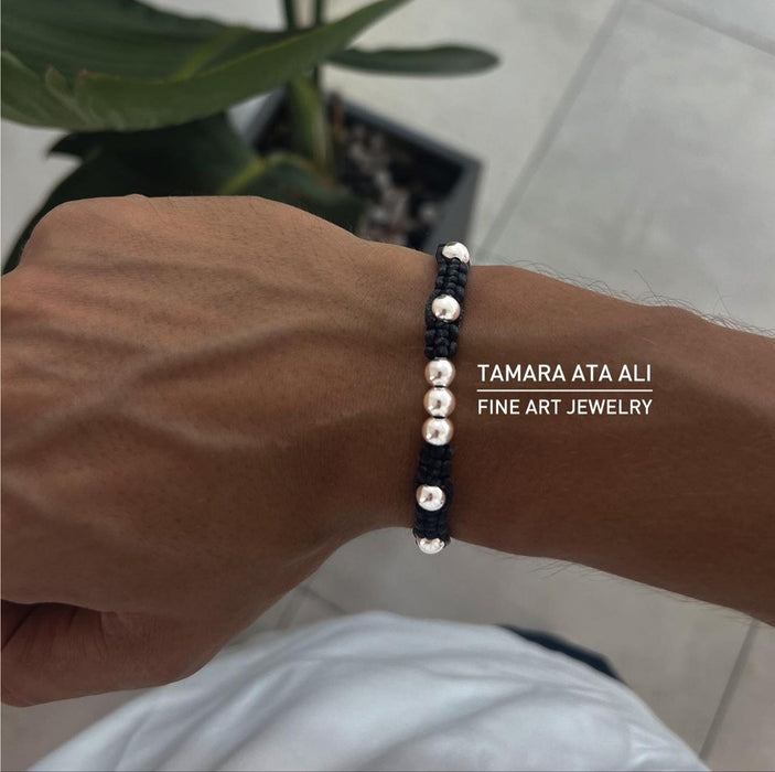Silver With Stones Bracelet