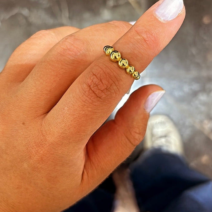 Gold Circles Ring