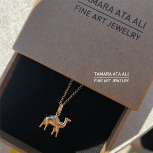 Gold Camel Pendant