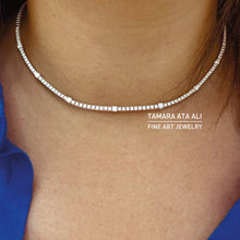 Load image into Gallery viewer, White Diamonds Tennis Necklace