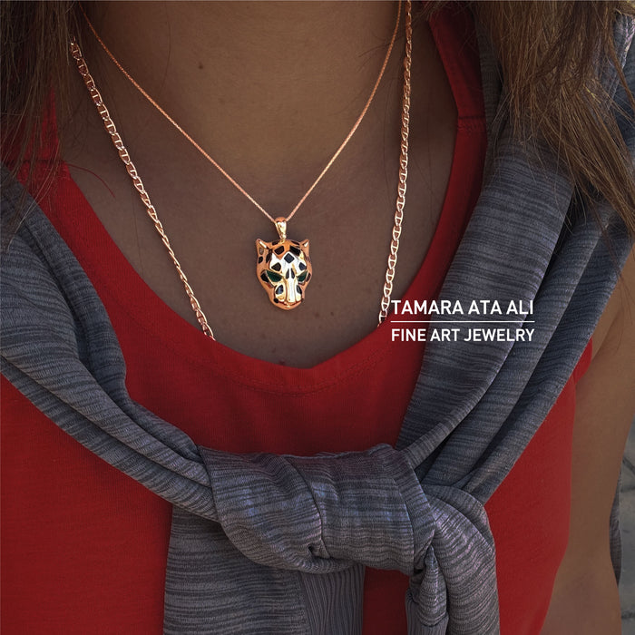 Gold Tiger Necklace