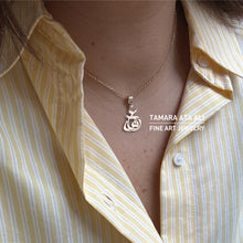 Load image into Gallery viewer, Gold Two Letters Necklace