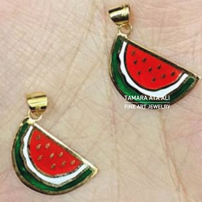 Gold Watermelon Necklace