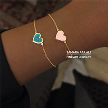 Load image into Gallery viewer, Gold Heart Bracelet