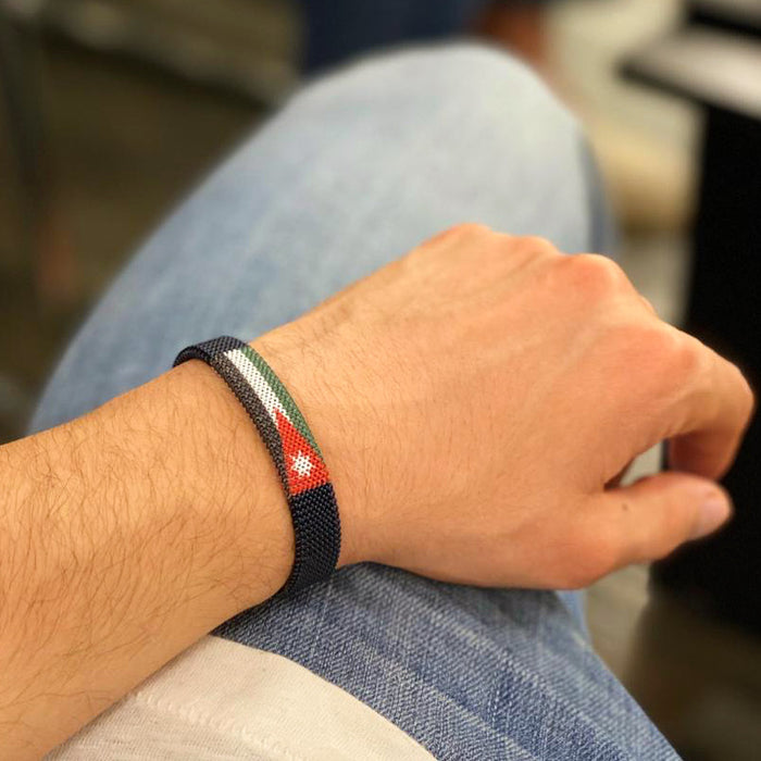 Jordan Flag Steel Bracelet