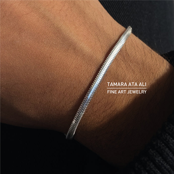Silver Snake Bracelet