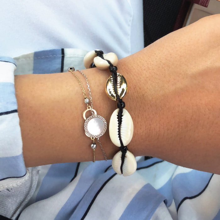 Gold Seashell Bracelet