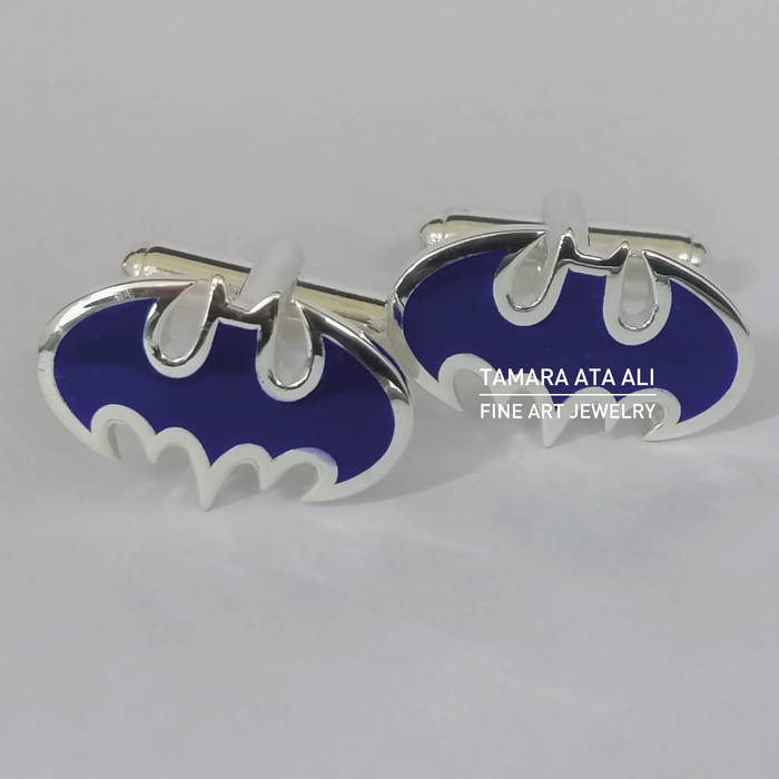 Silver Colored Hero Sign Cufflinks