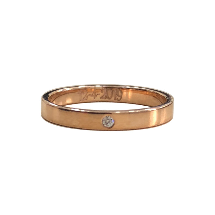 White Diamond Engagement Ring