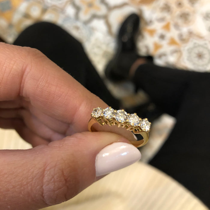 White Diamonds Queen Ring