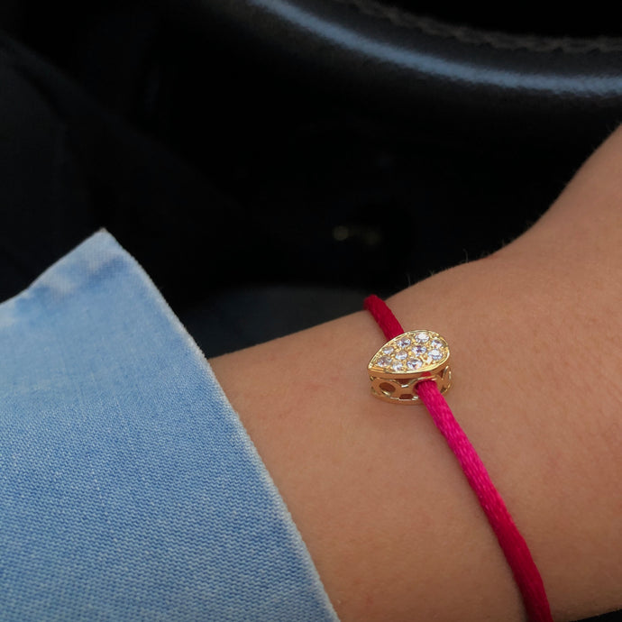 Gold Colored Thread Bracelet