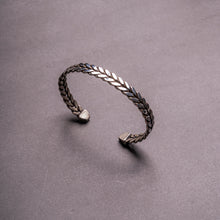Load image into Gallery viewer, Silver Twist Bangle Bracelet
