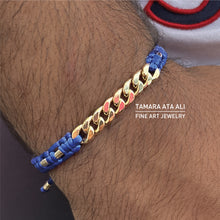 Load image into Gallery viewer, Gold Chain Thread Bracelet